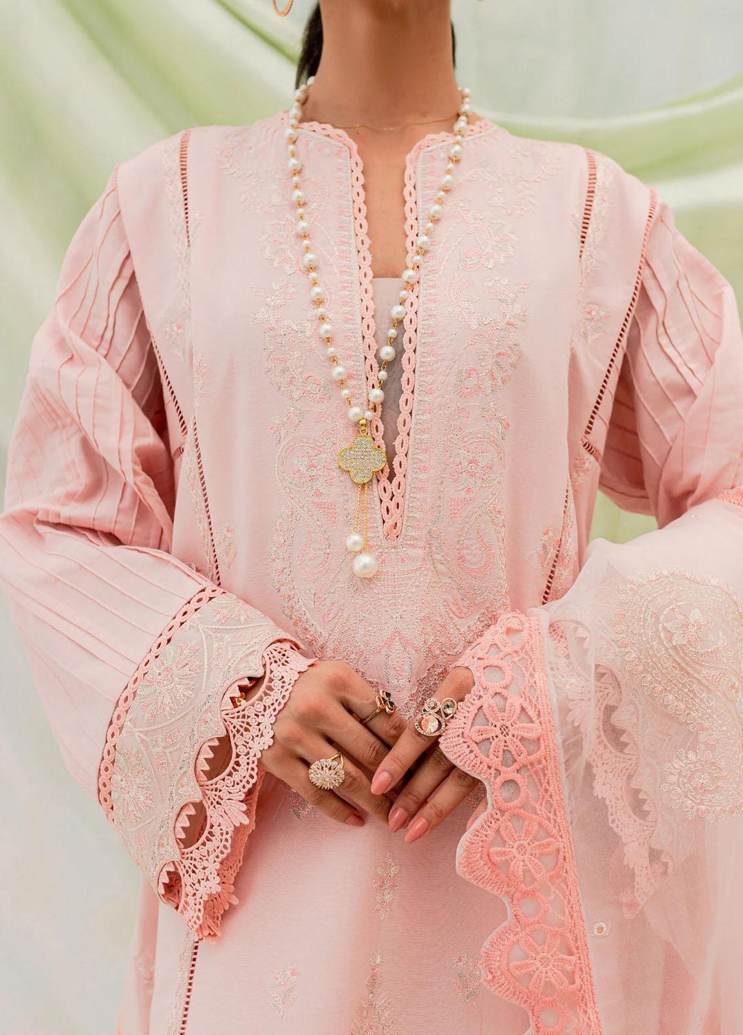Maheru By Freesia Premium Embroidered Lawn Suits Unstitched 3 Piece FRE23MH MLFD152 Porna - Summer Collection