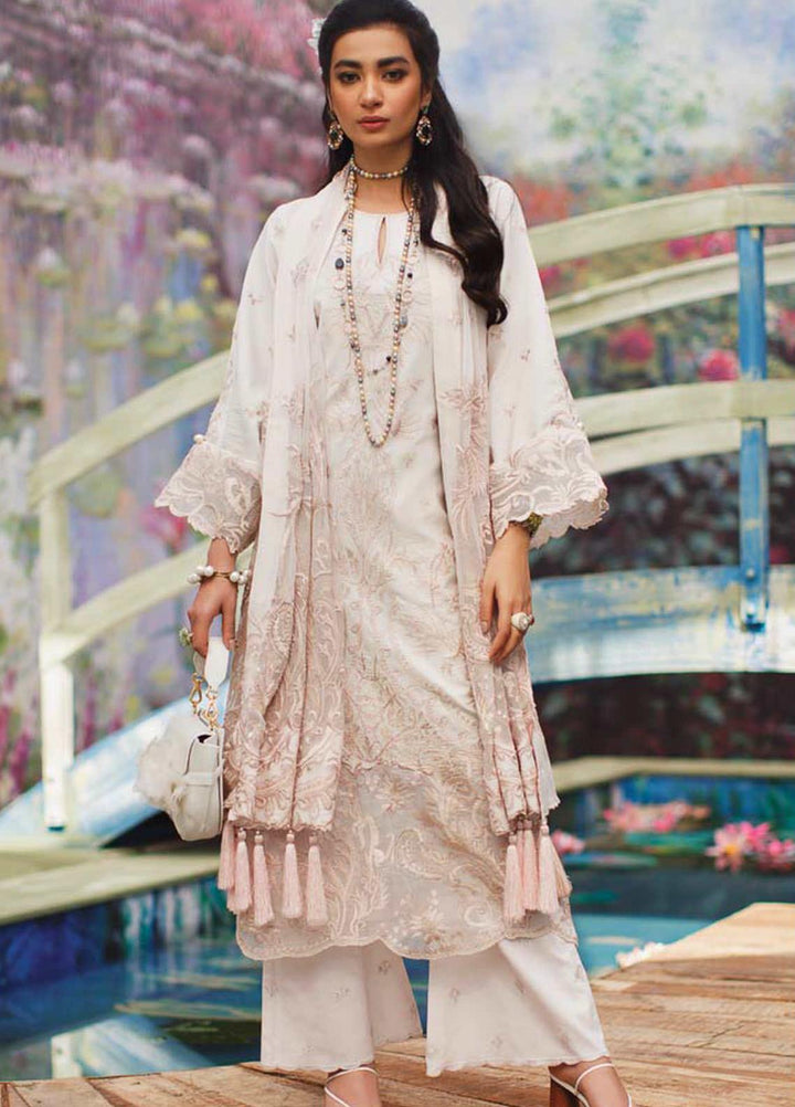 Mahgul Embroidered Lawn Suits Unstitched 3 Piece MG21LR MLL21-01 - Luxury Collection