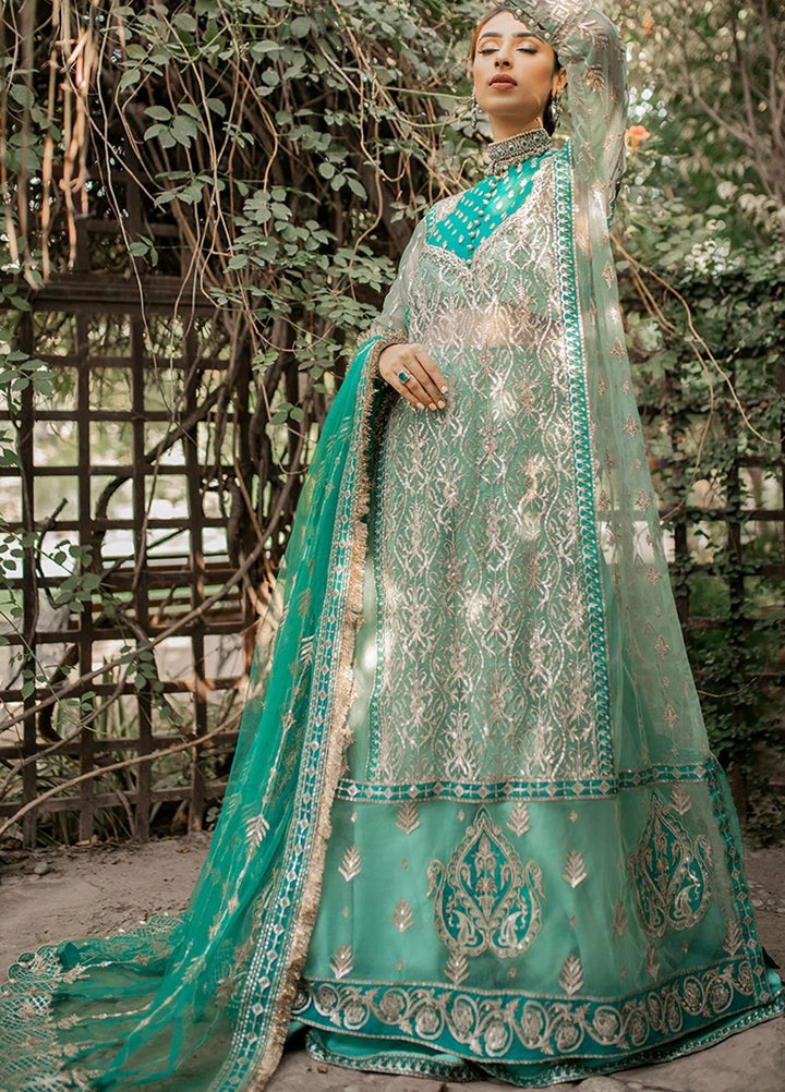 Mahgul Embroidered Organza Suits Unstitched 3 Piece MG21WU MWC-07 Feroza - Wedding Formals Collection