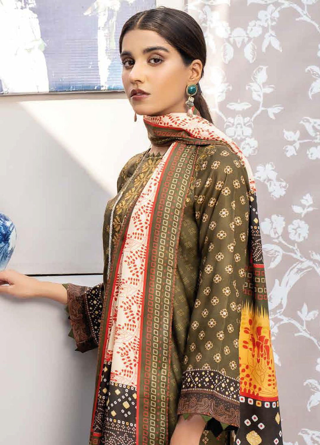 Mahi By Rang Rasiya Embroidered Cottel Linen Suits Unstitched 3 Piece RR21M 11 Jess - Winter Collection