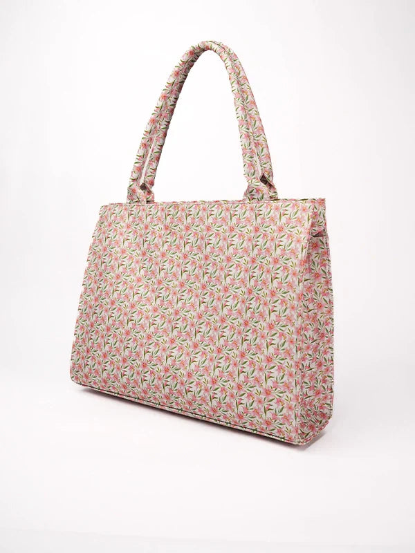 Maa aur Mai by TJK Designs Printed Mahira Canvas Tote Bag - Casual Collection