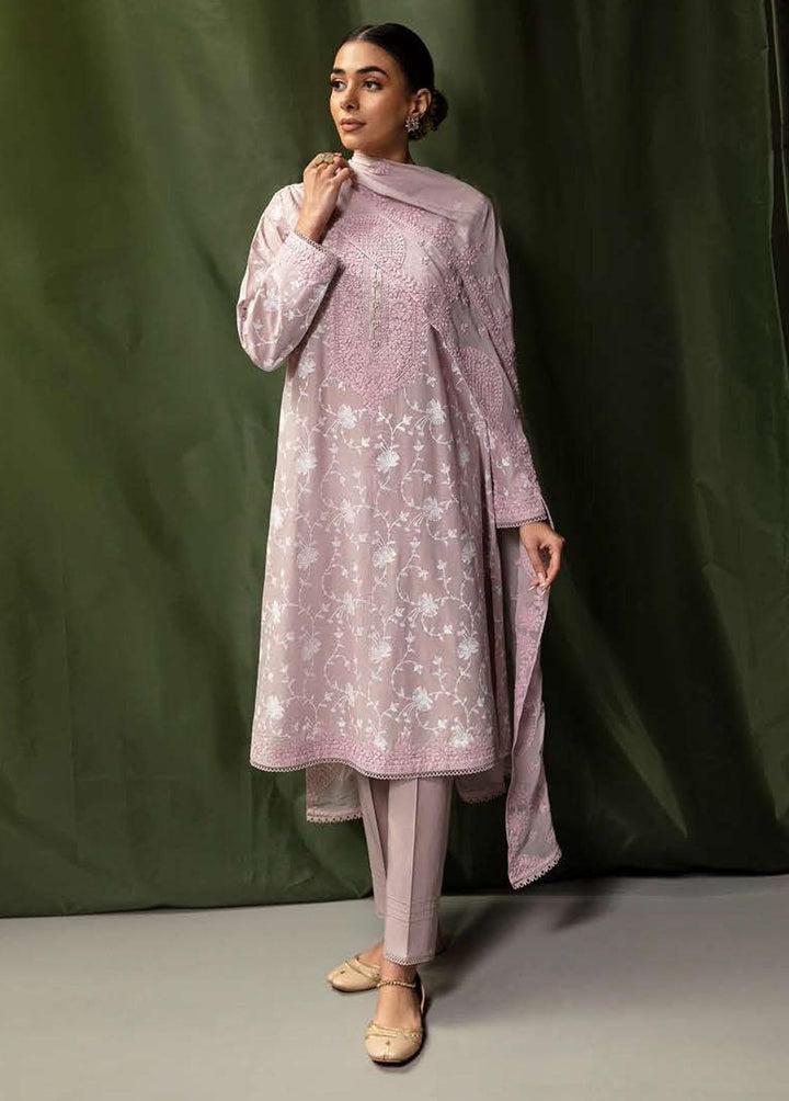 Mahiri By Cross Stitch Embroidered Lawn Suits Unstitched 3 Piece CS23M 01 Burnished Hues - Summer Collection