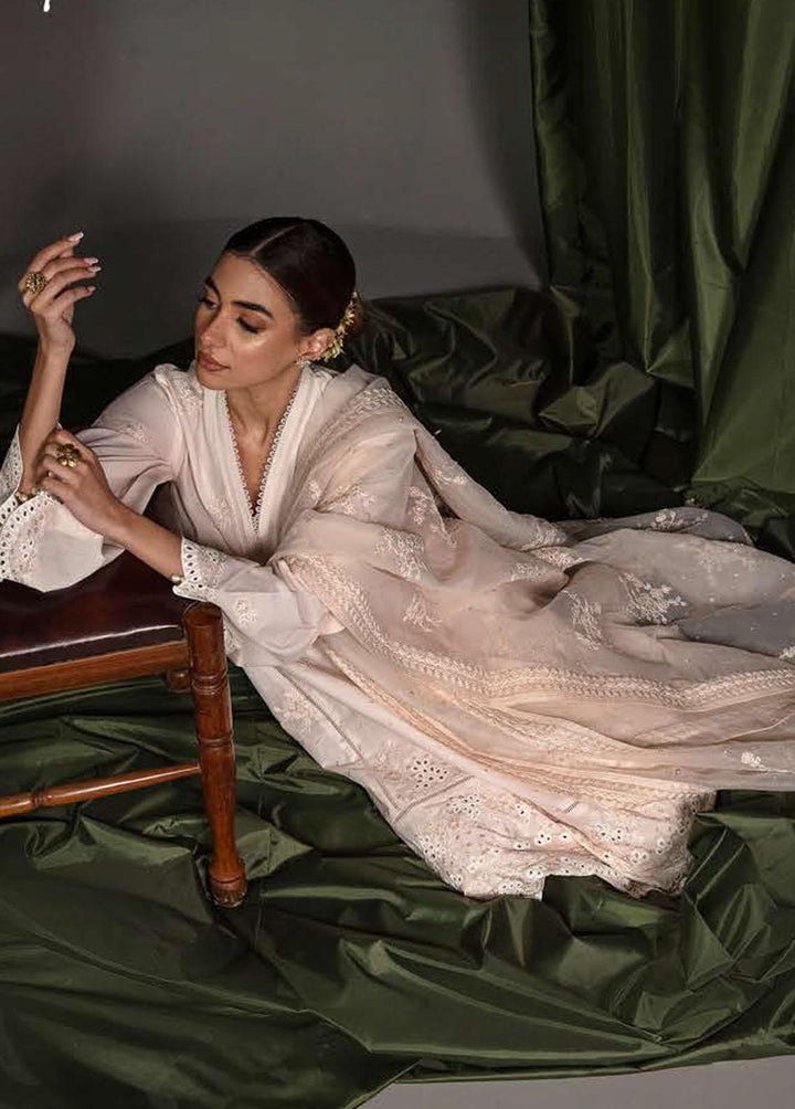 Mahiri By Cross Stitch Embroidered Lawn Suits Unstitched 3 Piece CS23M 04 Roseate Pearl - Summer Collection