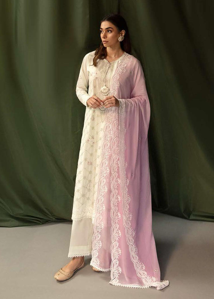 Mahiri By Cross Stitch Embroidered Lawn Suits Unstitched 3 Piece CS23M 05 Lavender Elara - Summer Collection