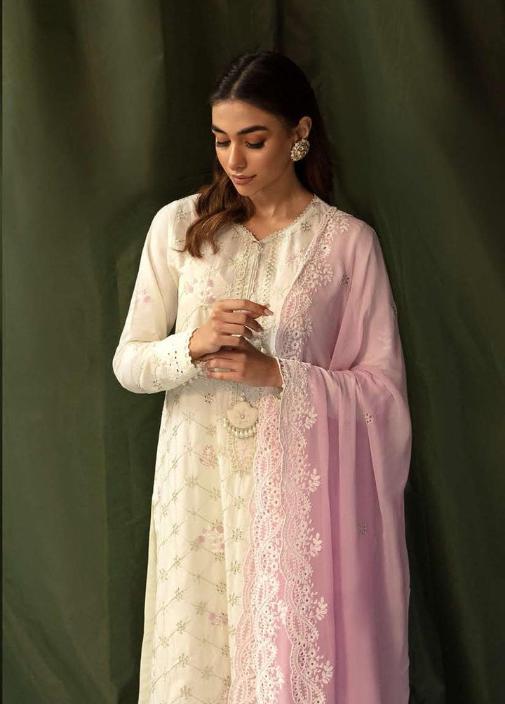 Mahiri By Cross Stitch Embroidered Lawn Suits Unstitched 3 Piece CS23M 05 Lavender Elara - Summer Collection