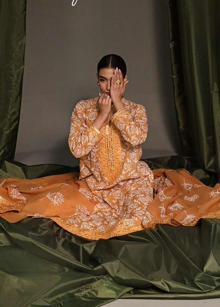 Mahiri By Cross Stitch Embroidered Lawn Suits Unstitched 3 Piece CS23M 06 Roseate Bling - Summer Collection