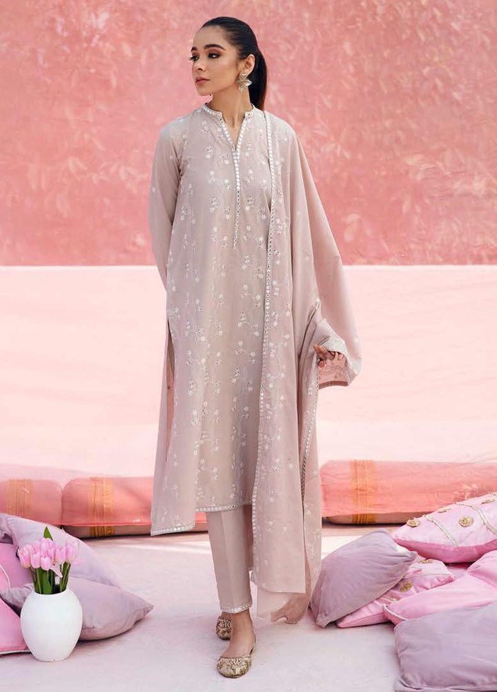 Mahiri By Cross Stitch Embroidered Lawn Suits Unstitched 3 Piece CS23M-V2 06 Rustic Smoke - Summer Collection