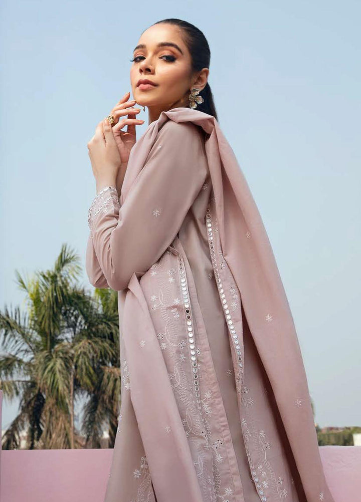 Mahiri By Cross Stitch Embroidered Lawn Suits Unstitched 3 Piece CS23M-V2 06 Rustic Smoke - Summer Collection