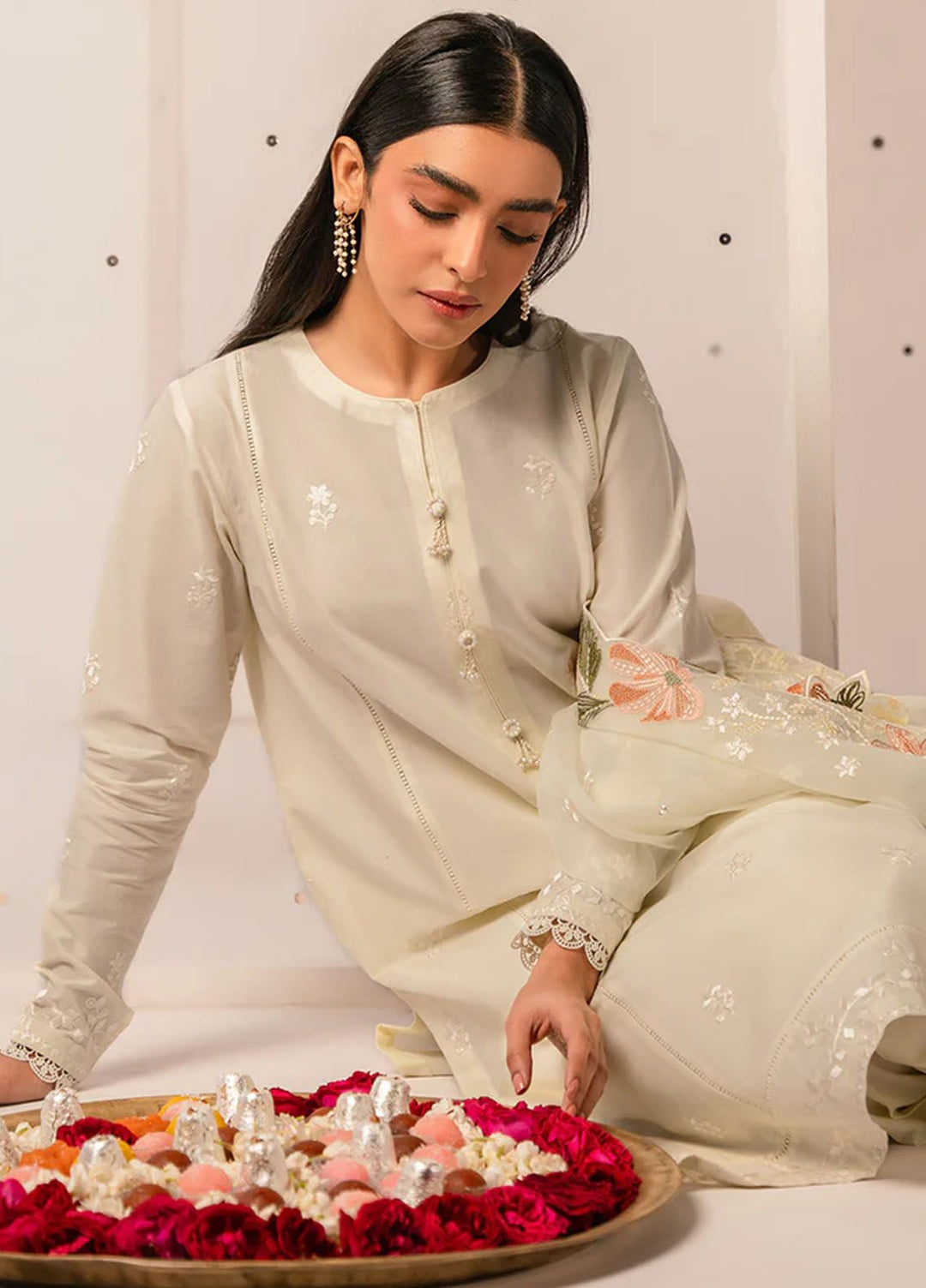 Mahiri by Cross Stitch Embroidered Lawn Suit Unstitched 3 Piece CS24M2 Minty Mist