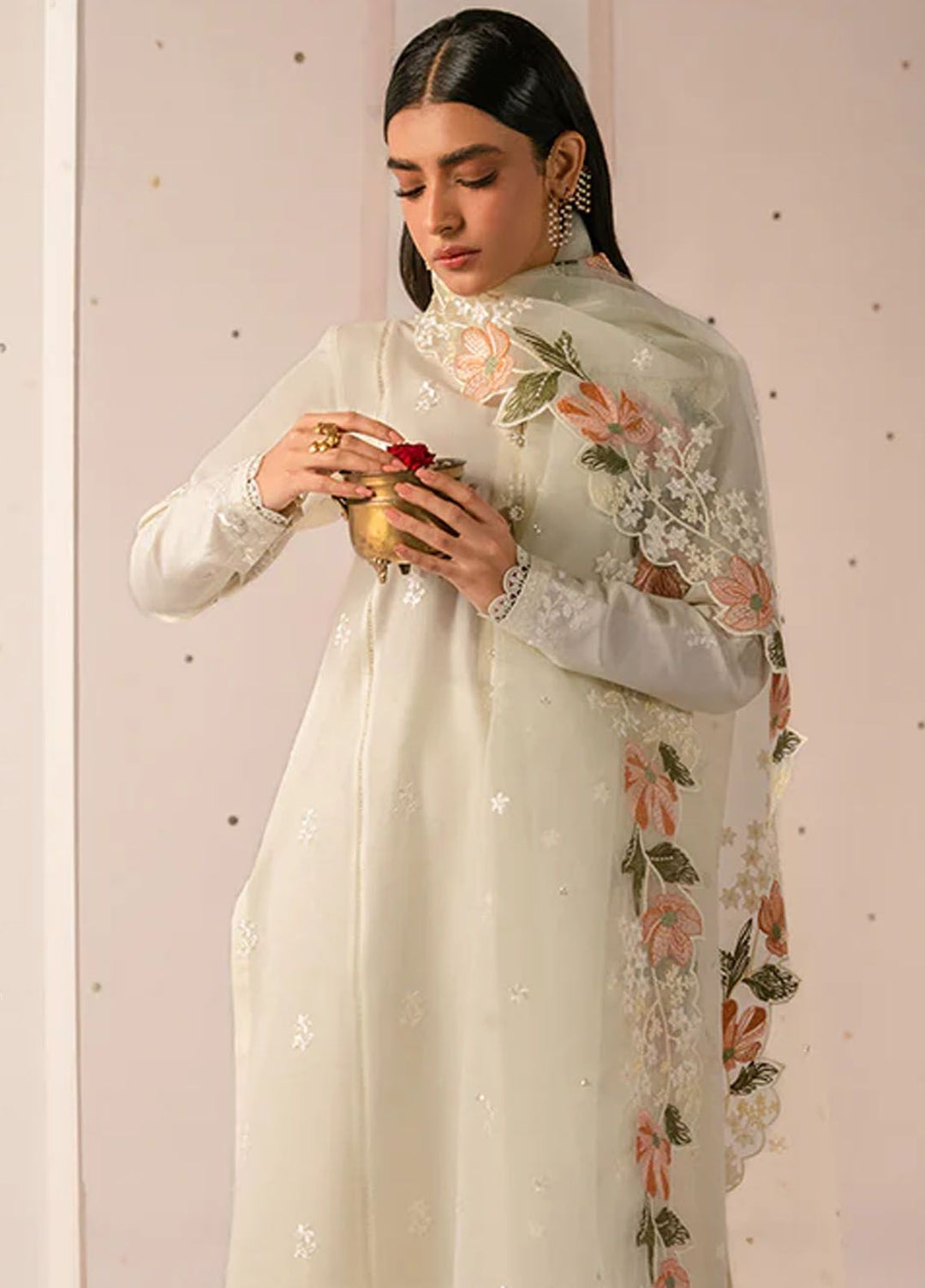 Mahiri by Cross Stitch Embroidered Lawn Suit Unstitched 3 Piece CS24M2 Minty Mist