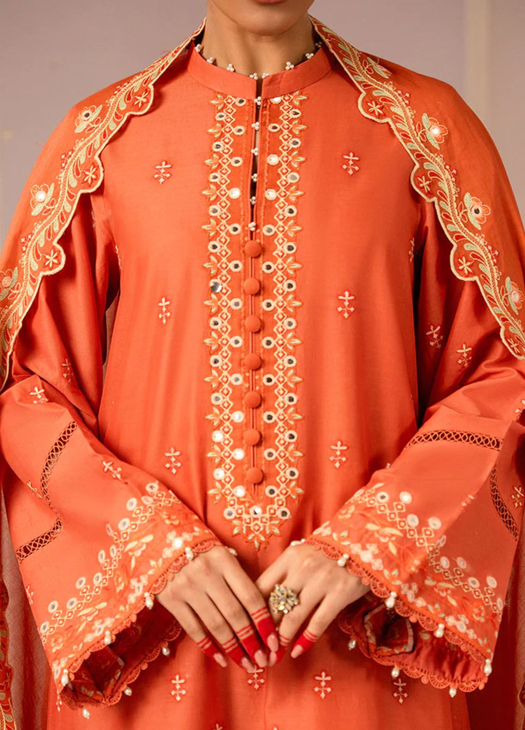 Mahiri by Cross Stitch Embroidered Lawn Suit Unstitched 3 Piece CS24M2 Rustic Noir