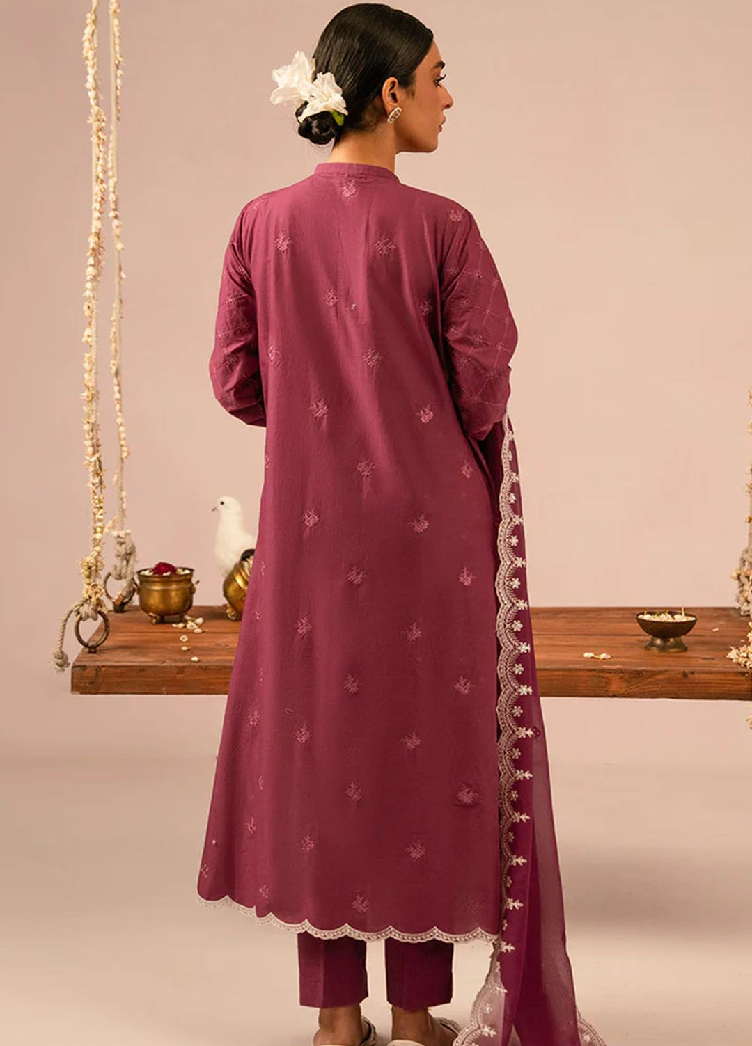 Mahiri by Cross Stitch Embroidered Lawn Suit Unstitched 3 Piece CS24M2 Violet Quartz