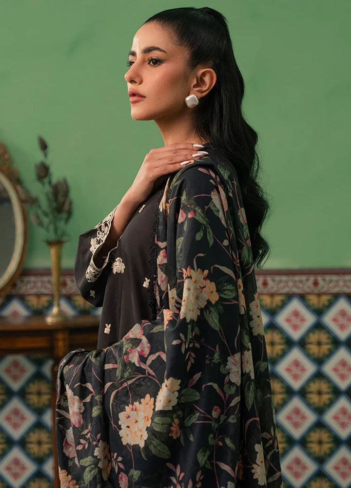 Mahiri by Cross Stitch Embroidered Lawn Suits Unstitched 3 Piece CS24M D-05 Raven Flora - Summer Collection