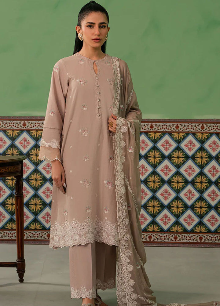 Mahiri by Cross Stitch Embroidered Lawn Suits Unstitched 3 Piece CS24M D-06 Summer Bloom - Summer Collection