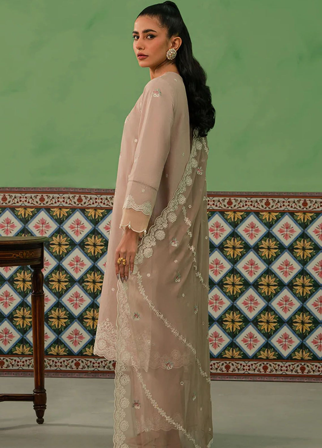 Mahiri by Cross Stitch Embroidered Lawn Suits Unstitched 3 Piece CS24M D-06 Summer Bloom - Summer Collection