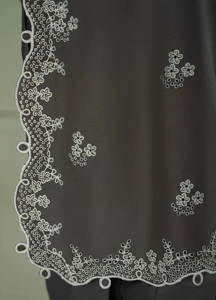 Mahiri by Cross Stitch Embroidered Lawn Suits Unstitched 3 Piece CS25ML Floral Ash - Summer Collection