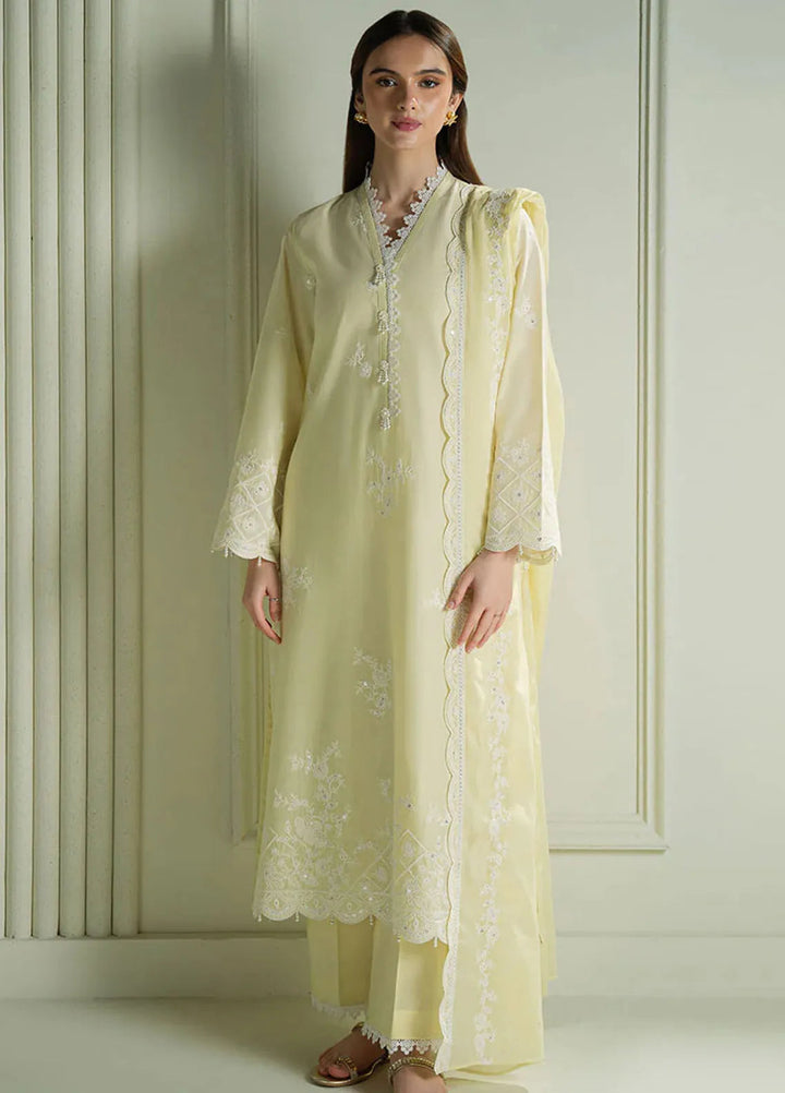 Mahiri by Cross Stitch Embroidered Lawn Suits Unstitched 3 Piece CS25ML Misty Haze - Summer Collection