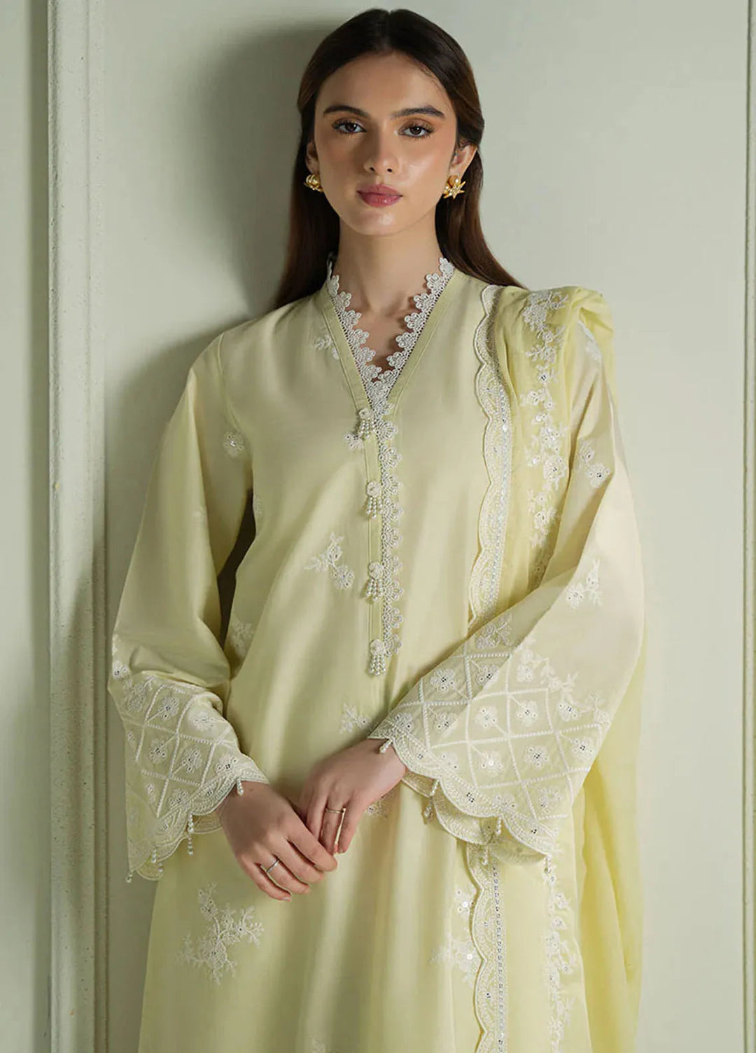 Mahiri by Cross Stitch Embroidered Lawn Suits Unstitched 3 Piece CS25ML Misty Haze - Summer Collection