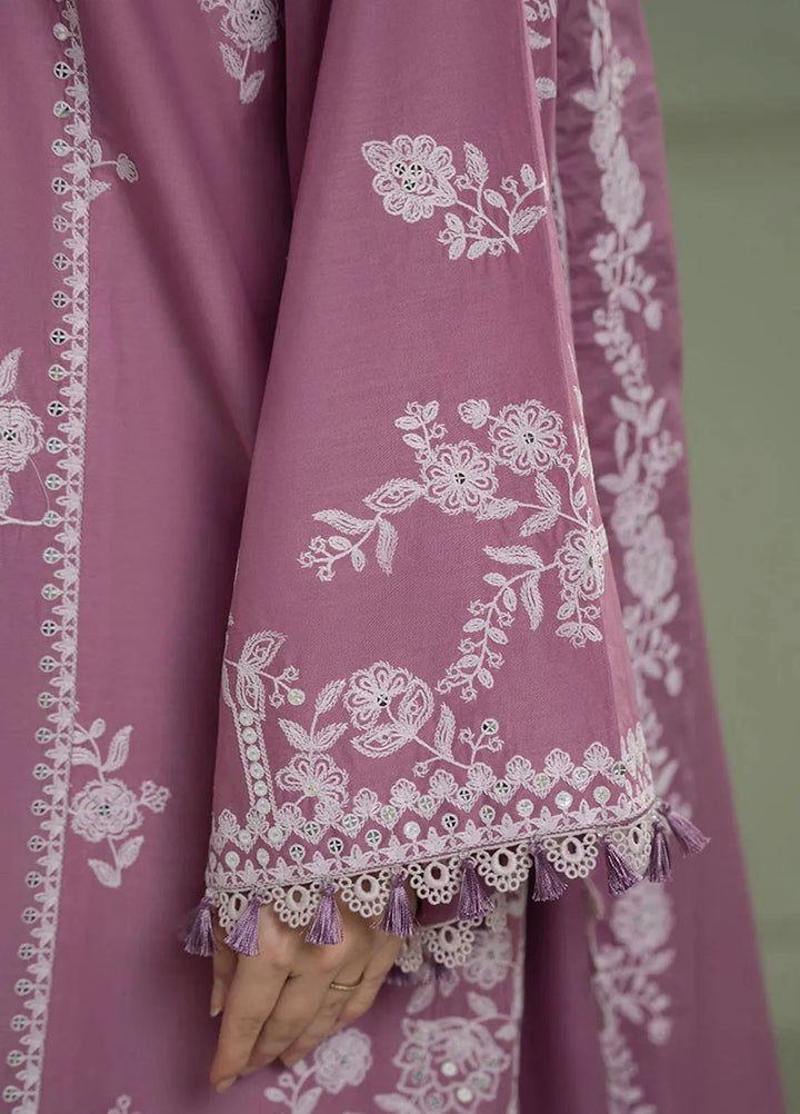 Mahiri by Cross Stitch Embroidered Lawn Suits Unstitched 3 Piece CS25ML Orchid Glaze - Summer Collection