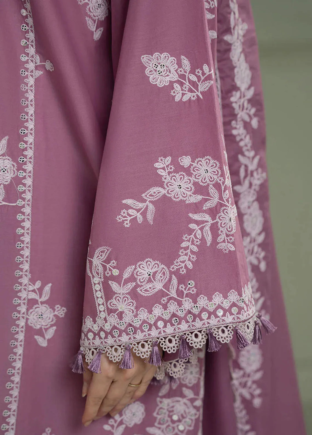 Mahiri by Cross Stitch Embroidered Lawn Suits Unstitched 3 Piece CS25ML Orchid Glaze - Summer Collection