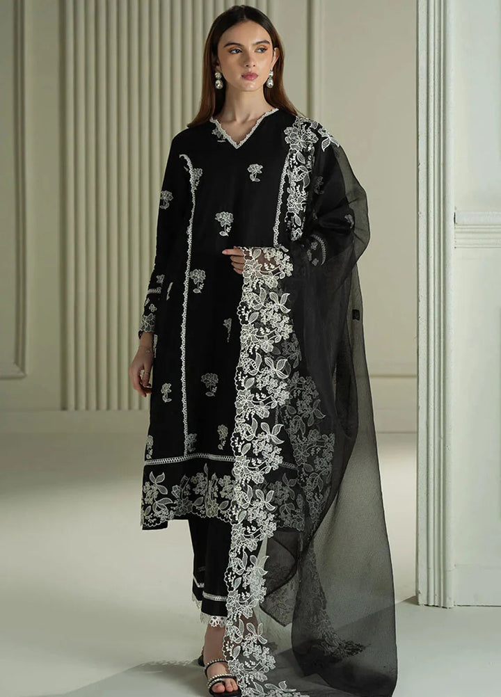 Mahiri by Cross Stitch Embroidered Lawn Suits Unstitched 3 Piece CS25ML Raven Mesh - Summer Collection
