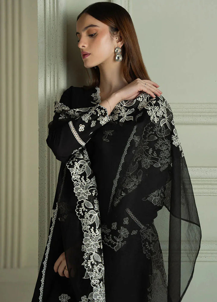 Mahiri by Cross Stitch Embroidered Lawn Suits Unstitched 3 Piece CS25ML Raven Mesh - Summer Collection