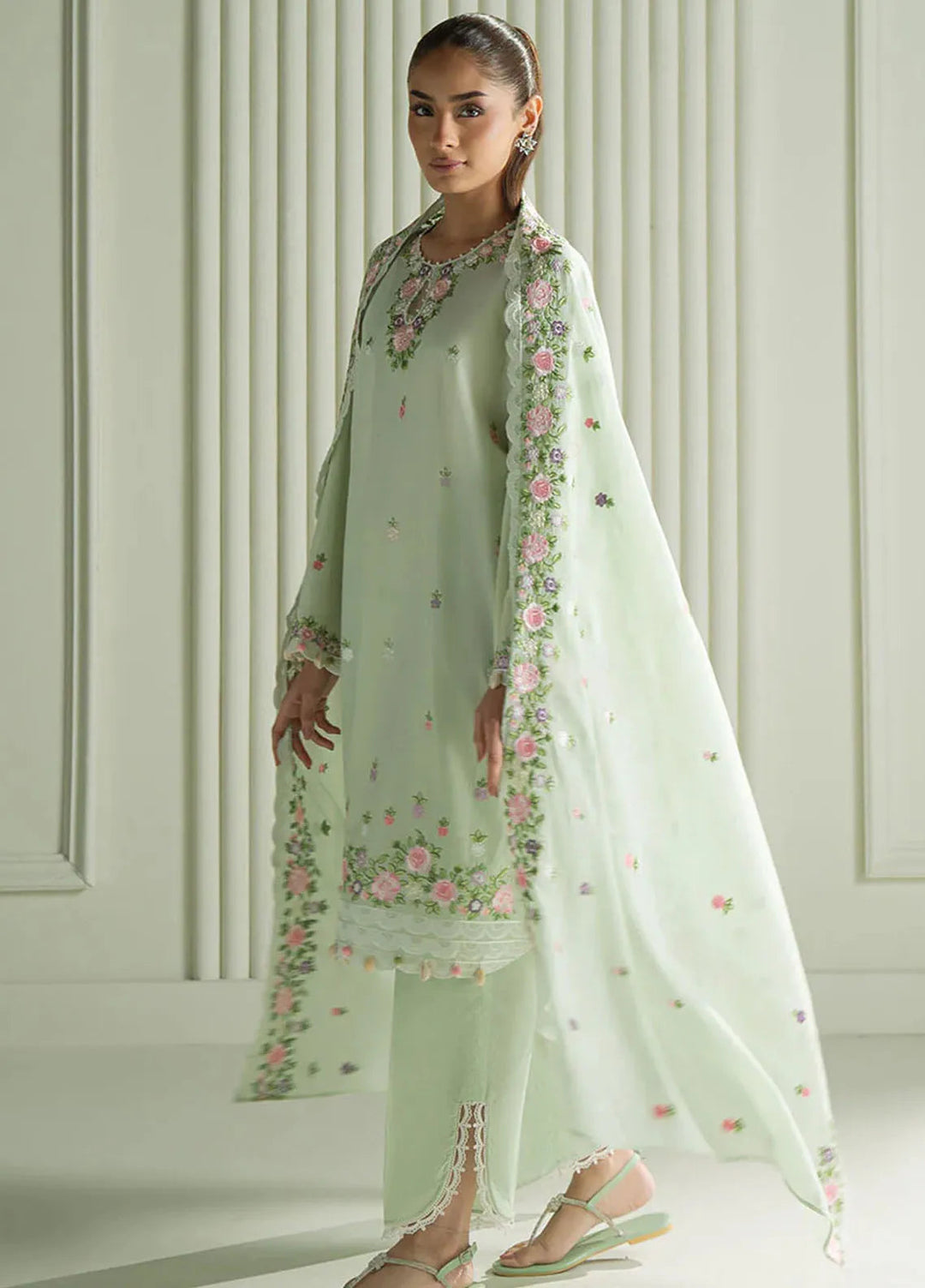 Mahiri by Cross Stitch Embroidered Lawn Suits Unstitched 3 Piece CS25ML Verdent Bloom - Summer Collection