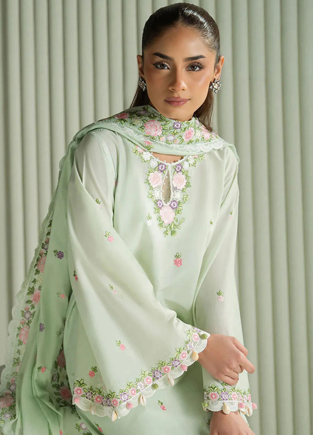 Mahiri by Cross Stitch Embroidered Lawn Suits Unstitched 3 Piece CS25ML Verdent Bloom - Summer Collection