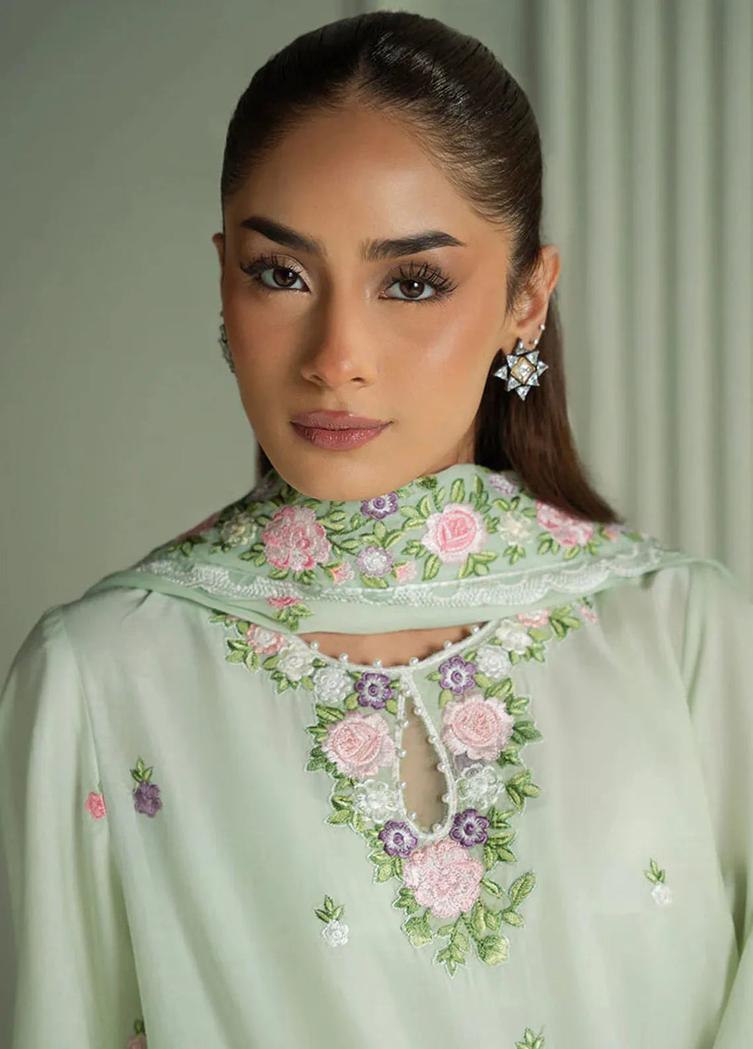 Mahiri by Cross Stitch Embroidered Lawn Suits Unstitched 3 Piece CS25ML Verdent Bloom - Summer Collection