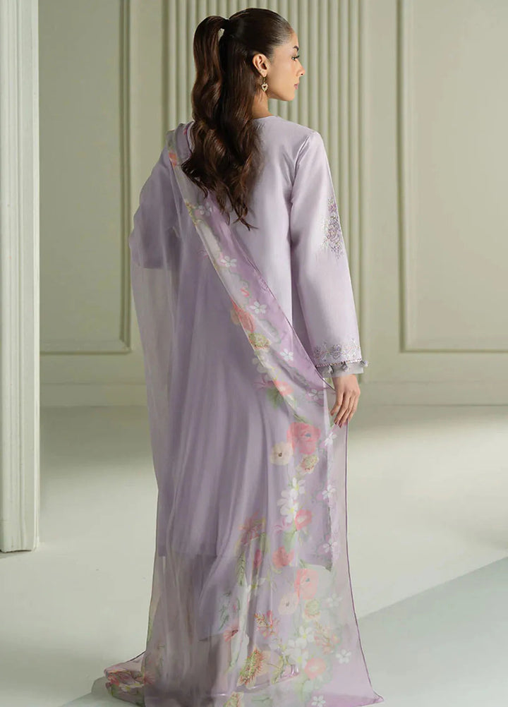Mahiri by Cross Stitch Embroidered Lawn Suits Unstitched 3 Piece CS25ML Violet Veil - Summer Collection