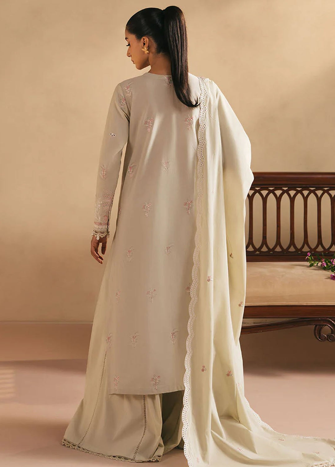 Mahiri by Cross Stitch Embroidered Lawn Suits Unstitched 3 Piece CS25ML4 Frosted Mint - Summer Collection