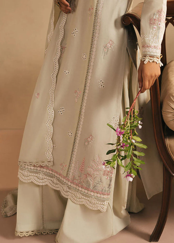 Mahiri by Cross Stitch Embroidered Lawn Suits Unstitched 3 Piece CS25ML4 Frosted Mint - Summer Collection