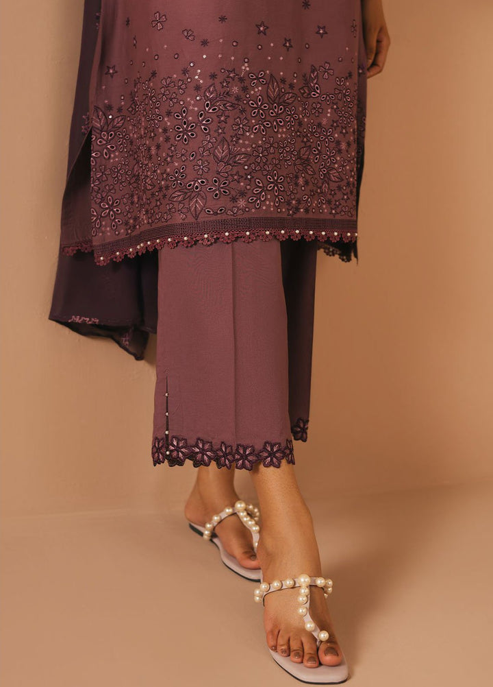 Mahiri by Cross Stitch Embroidered Lawn Suits Unstitched 3 Piece CS25ML4 Grape Amethyst - Summer Collection
