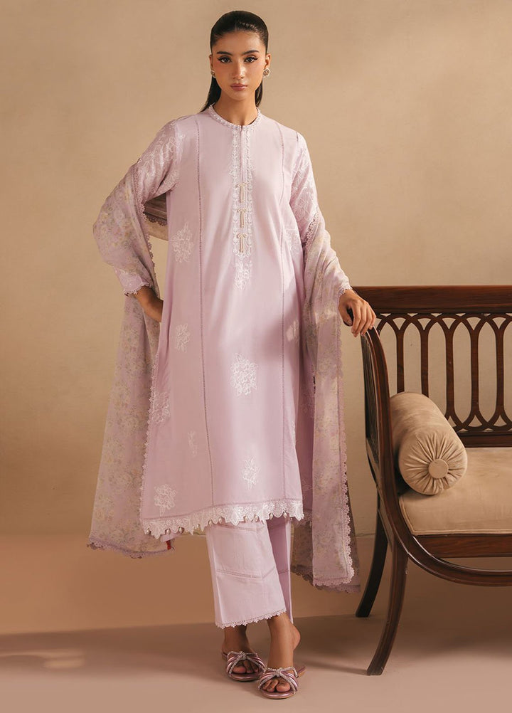 Mahiri by Cross Stitch Embroidered Lawn Suits Unstitched 3 Piece CS25ML4 Lavender Dream - Summer Collection