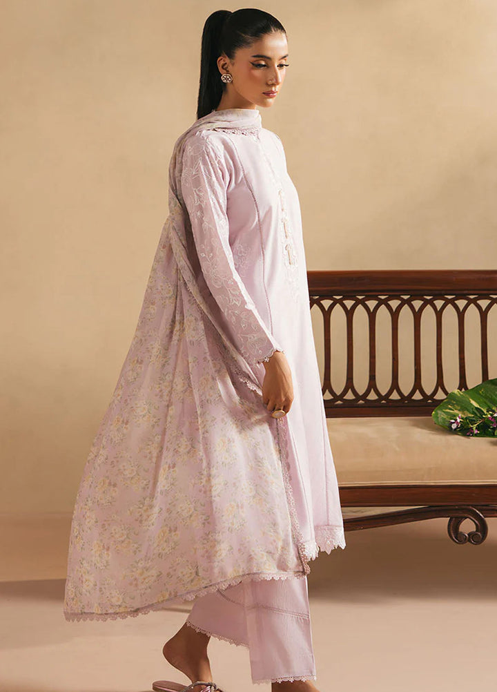Mahiri by Cross Stitch Embroidered Lawn Suits Unstitched 3 Piece CS25ML4 Lavender Dream - Summer Collection