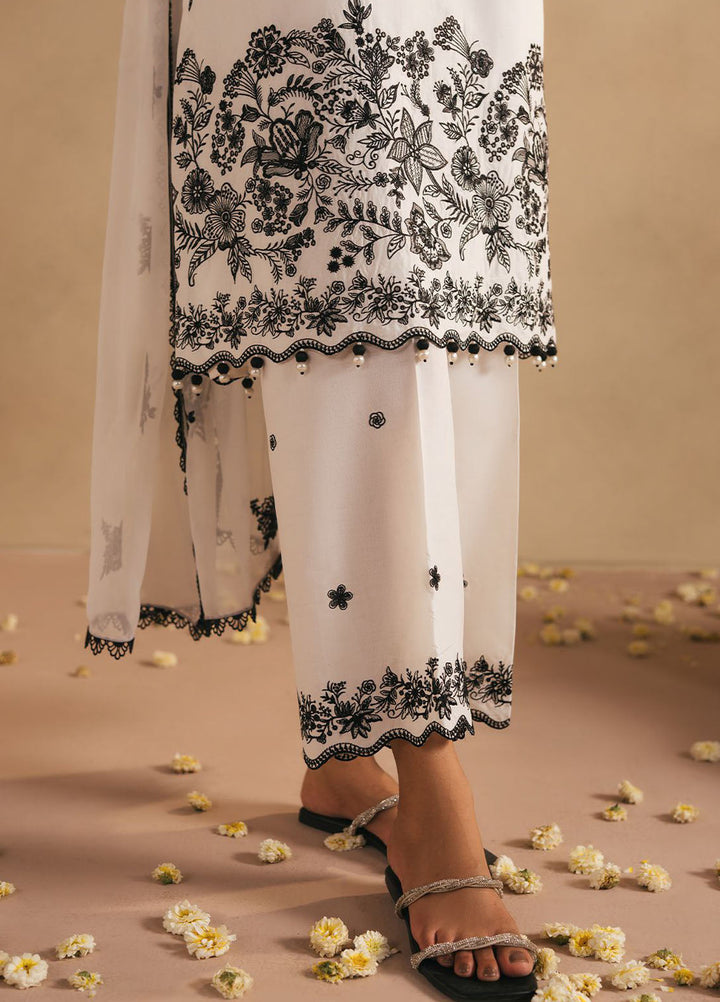 Mahiri by Cross Stitch Embroidered Lawn Suits Unstitched 3 Piece CS25ML4 Monochrome Bliss - Summer Collection