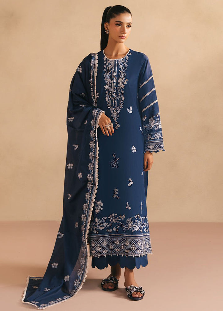 Mahiri by Cross Stitch Embroidered Lawn Suits Unstitched 3 Piece CS25ML4 Nirvana Dive - Summer Collection