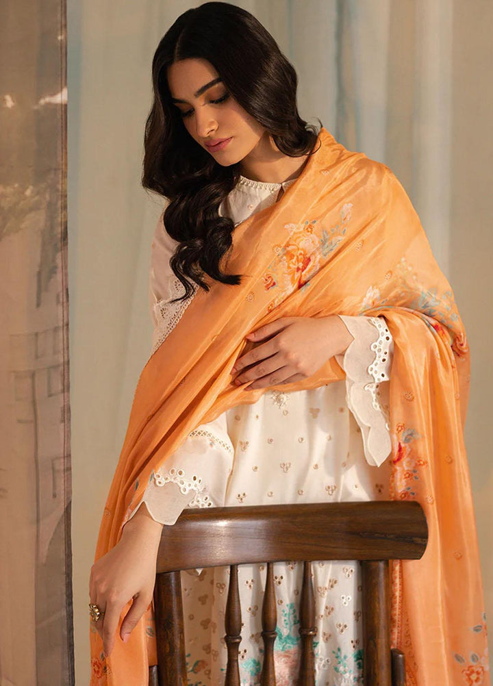 Mahiri By Cross Stitch Embroidered Lawn Suits Unstitched 3 Piece CS23M-V4 Coral Fleck - Summer Collection