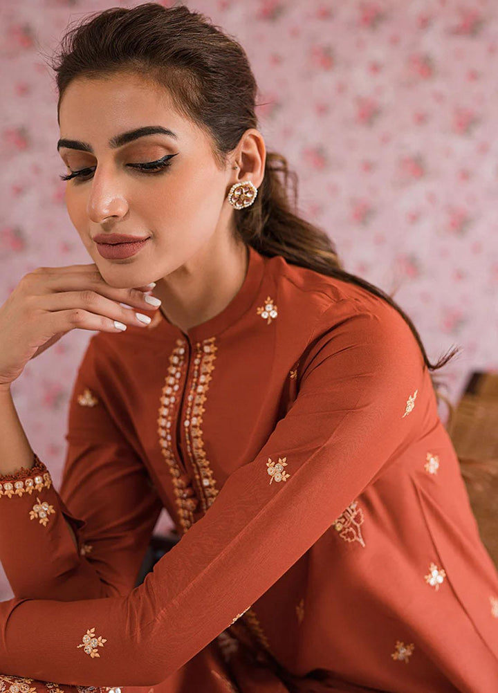 Mahiri By Cross Stitch Embroidered Lawn Suits Unstitched 3 Piece CS23M-V5 D-04 Misty Mellow - Summer Collection