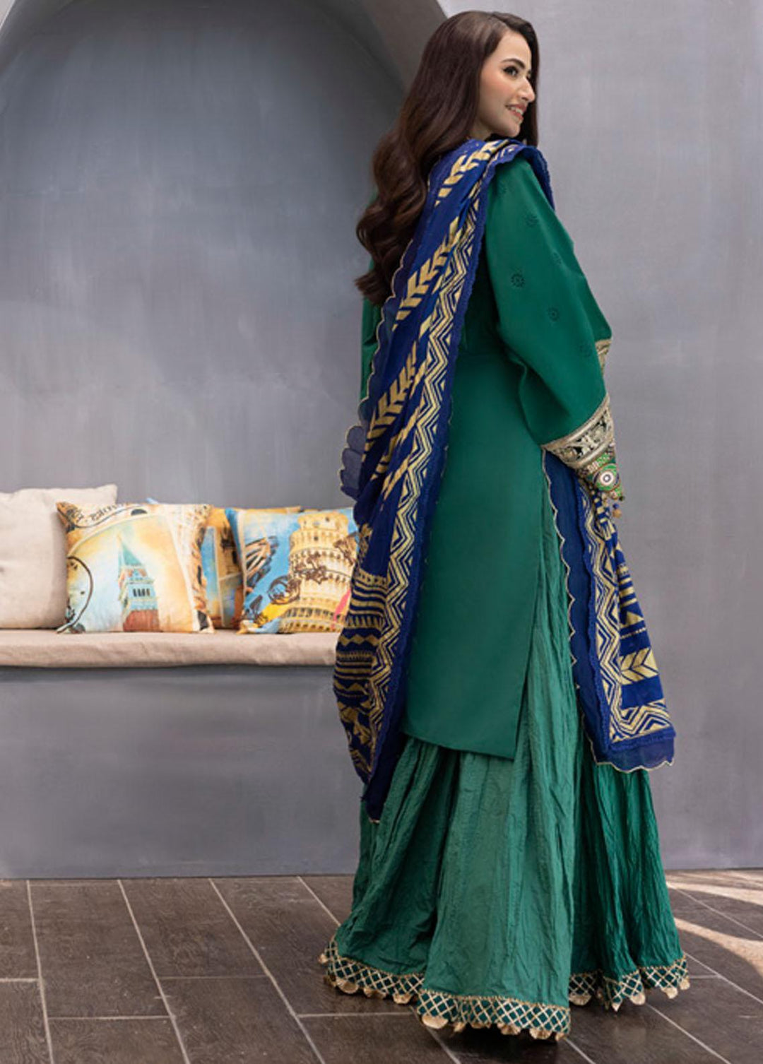 Mahiymaan By Al Zohaib Embroidered Lawn Suits Unstitched 3 Piece AZ22M 01 - Luxury Collection