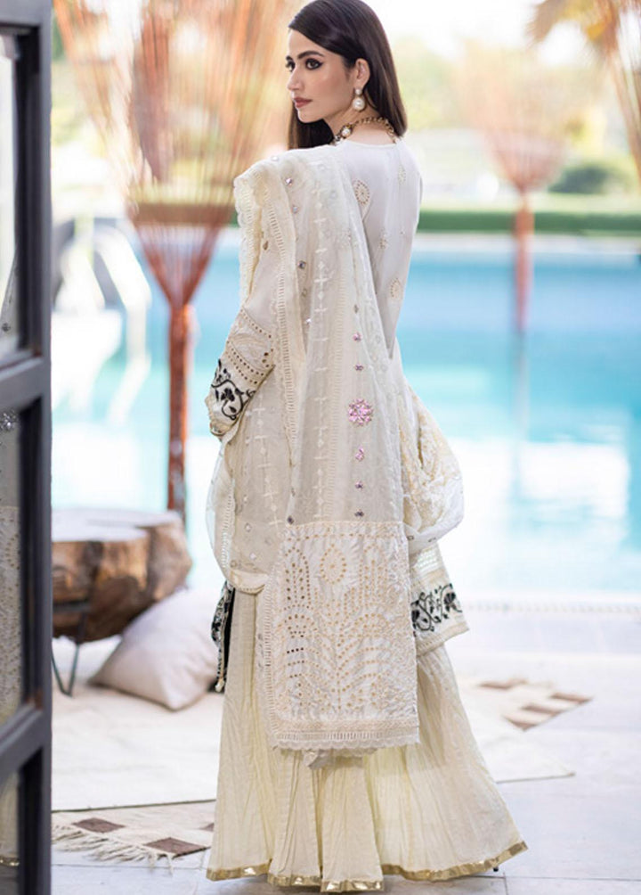 Mahiymaan By Al Zohaib Embroidered Lawn Suits Unstitched 3 Piece AZ22M 02 - Luxury Collection
