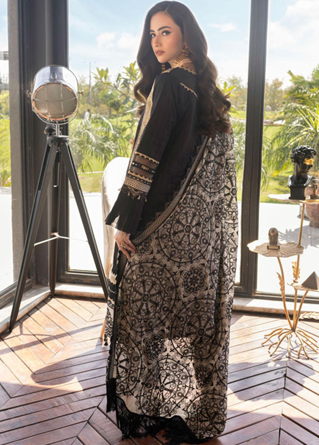 Mahiymaan By Al Zohaib Embroidered Lawn Suits Unstitched 3 Piece AZ22M 03 - Luxury Collection