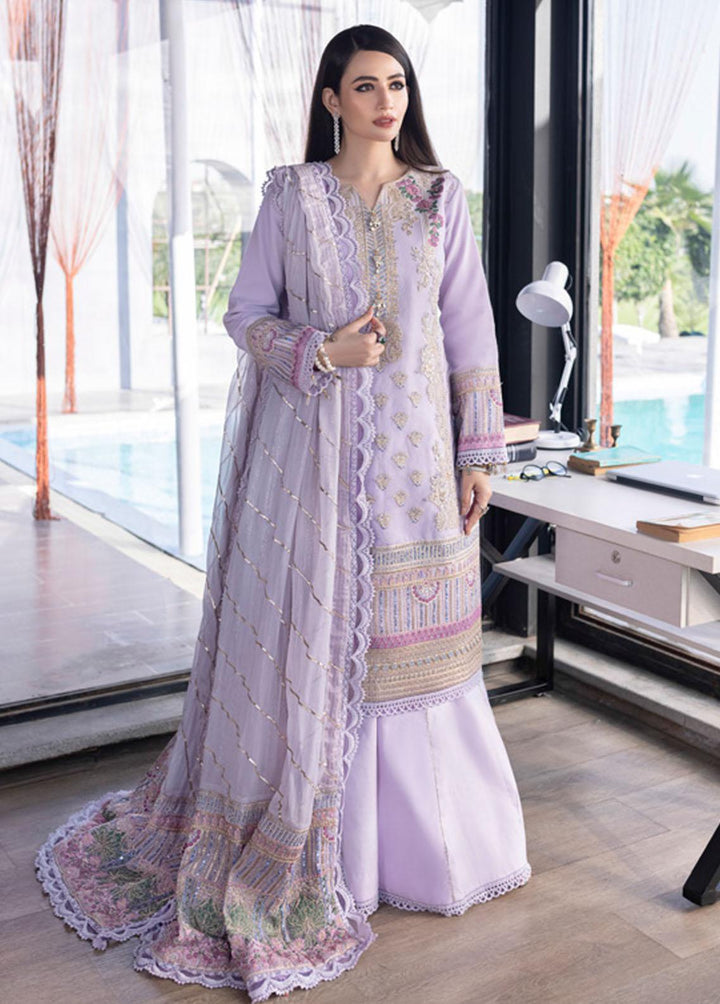 Mahiymaan By Al Zohaib Embroidered Lawn Suits Unstitched 3 Piece AZ22M 04A - Luxury Collection