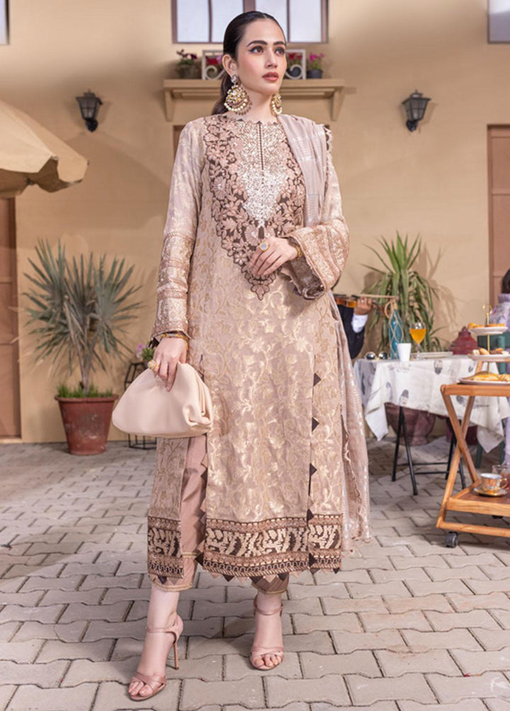 Mahiymaan By Al Zohaib Embroidered Lawn Suits Unstitched 3 Piece AZ22M 07A - Luxury Collection