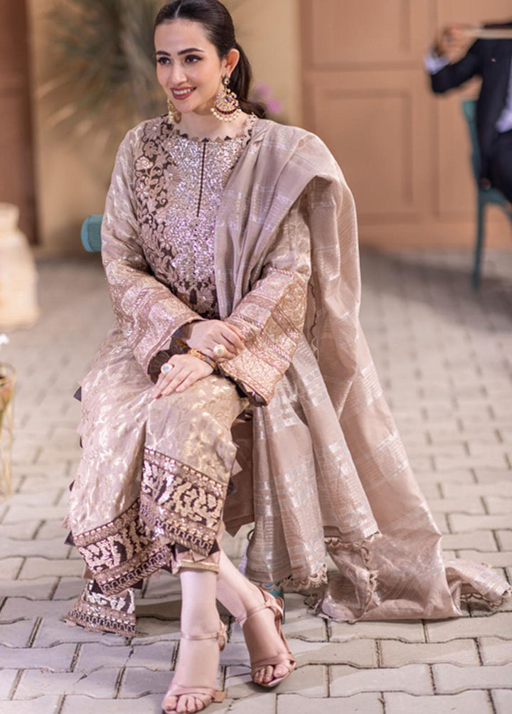 Mahiymaan By Al Zohaib Embroidered Lawn Suits Unstitched 3 Piece AZ22M 07A - Luxury Collection