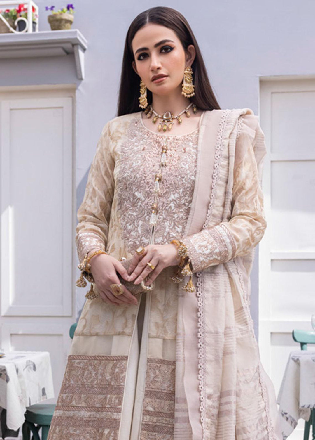 Mahiymaan By Al Zohaib Embroidered Lawn Suits Unstitched 3 Piece AZ22M 07B - Luxury Collection