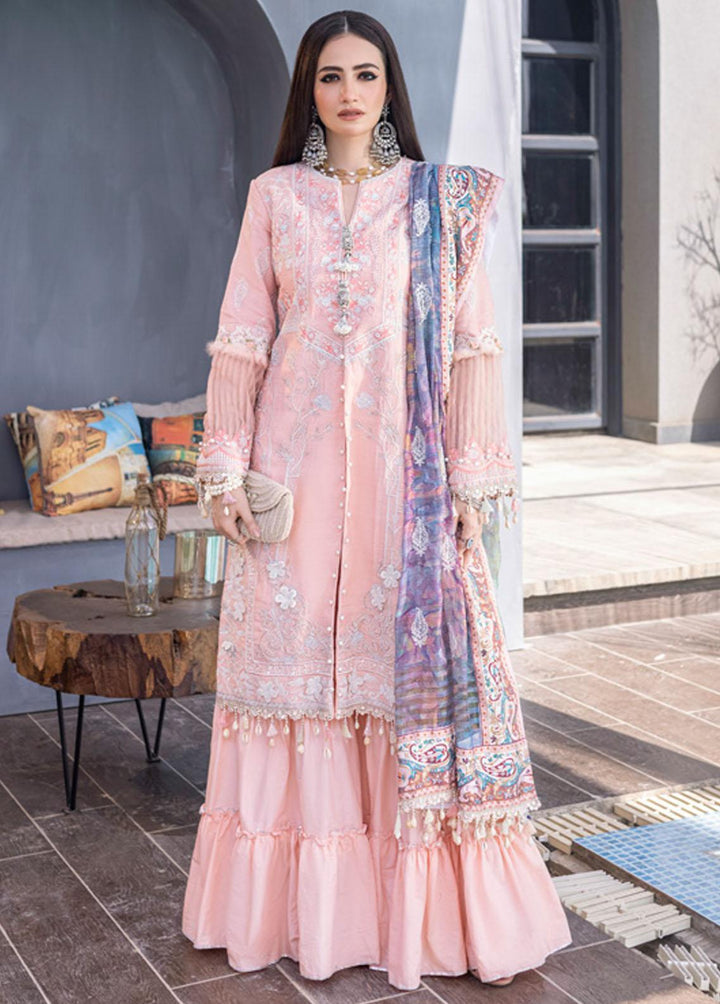 Mahiymaan By Al Zohaib Embroidered Lawn Suits Unstitched 3 Piece AZ22M 09 - Luxury Collection