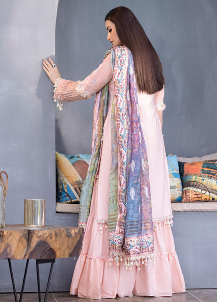 Mahiymaan By Al Zohaib Embroidered Lawn Suits Unstitched 3 Piece AZ22M 09 - Luxury Collection