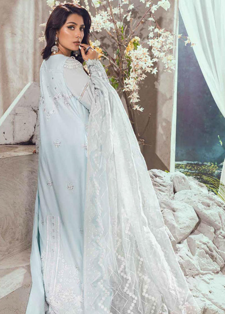 Mahiymaan by Al Zohaib Embroidered Lawn Suits Unstitched 3 Piece MAH23L M01 BLOSSOM ELEGANCE - Summer Collection