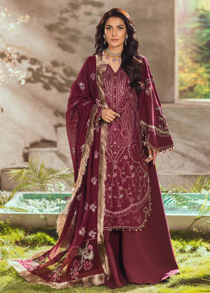 Mahiymaan by Al Zohaib Embroidered Lawn Suits Unstitched 3 Piece MAH23L M02 ETHEREAL BOUQUET - Summer Collection